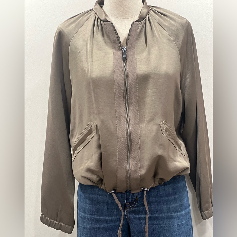 Banana Republic Khaki Bomber Jacket